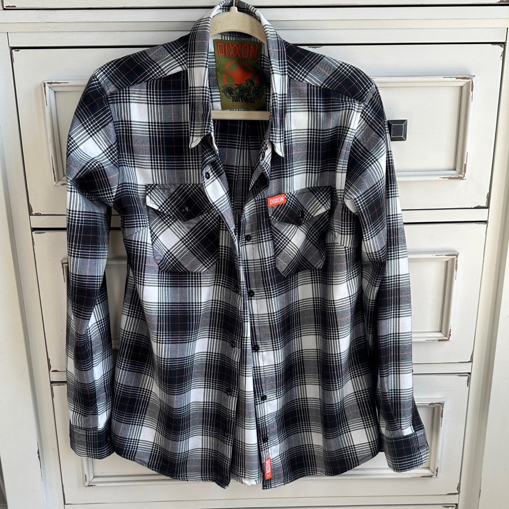 DIXXON Arthur Black and White Checkered women’s Shirt